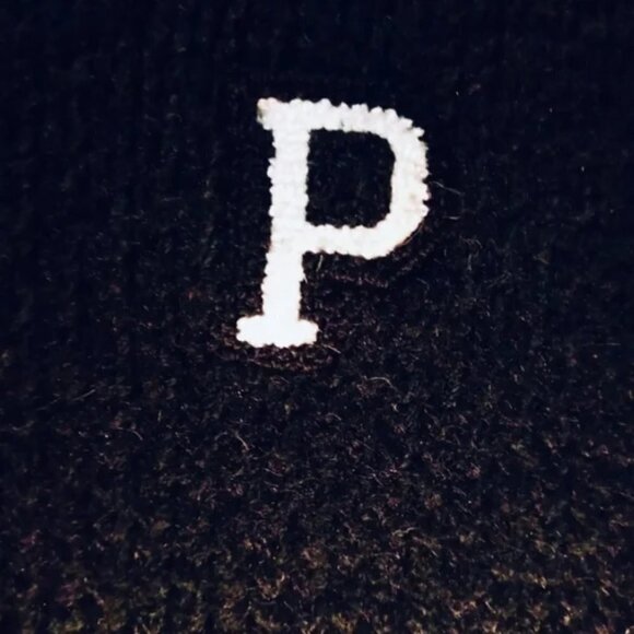 VS PINK BLACK BOYFRIEND KNIT SWEATER - Picture 4 of 8